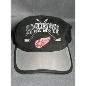 Vintage 90s Detroit Red Wings Starter 1998 Stanley Cup Champs Hat Cap‎ NHL